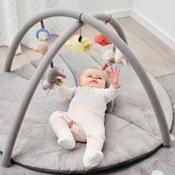 IKEA GULLIGAST Baby gym, multicolor, grey, gray - Picture 1 of 13